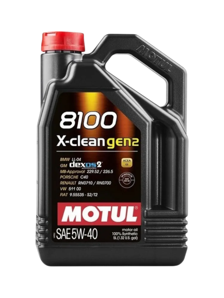 Моторное масло Синтетическое Motul 8100 X-clean gen2 5W-40 5 л