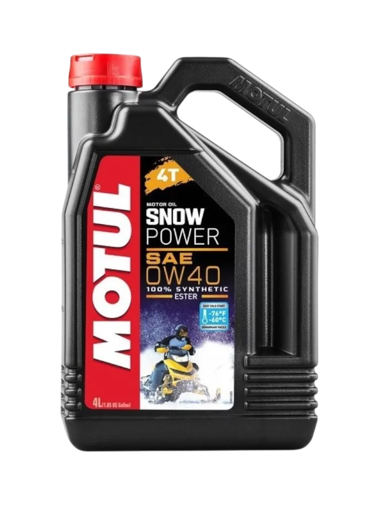 Моторное масло Синтетическое Motul 4T Snowpower 0W-40 4 л