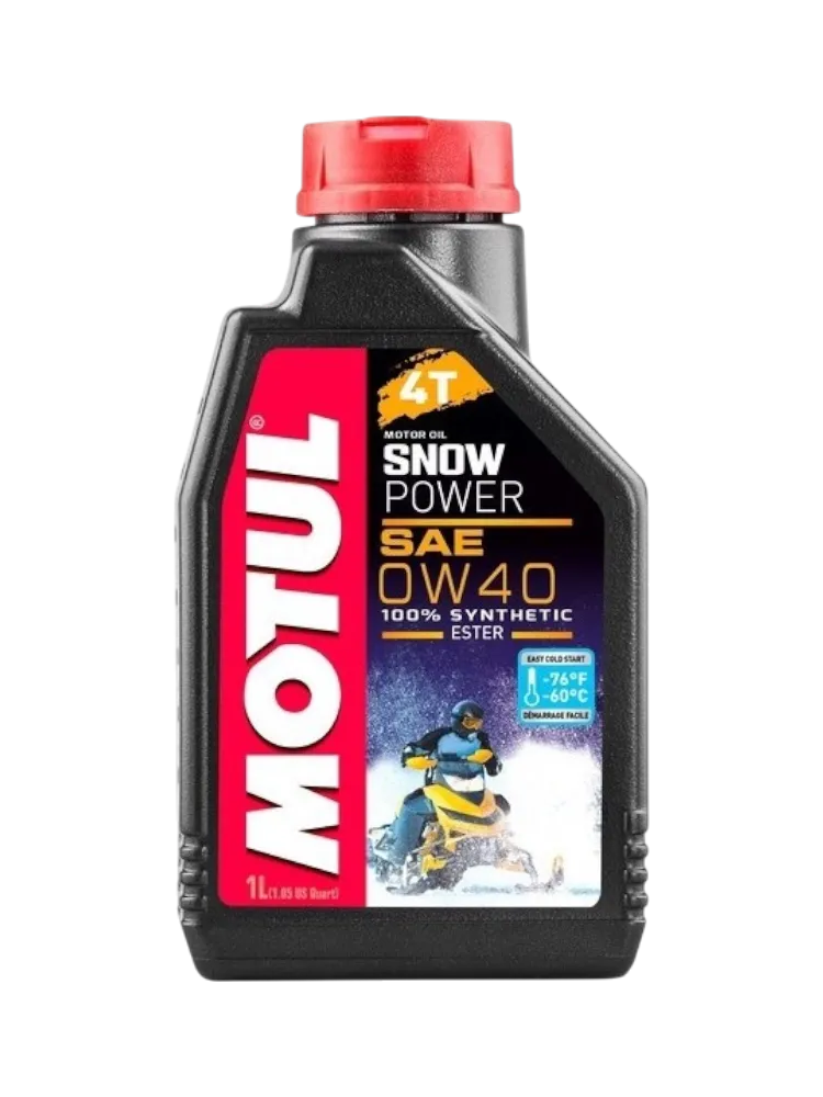 Моторное масло Синтетическое Motul 4T Snowpower 0W-40 1 л