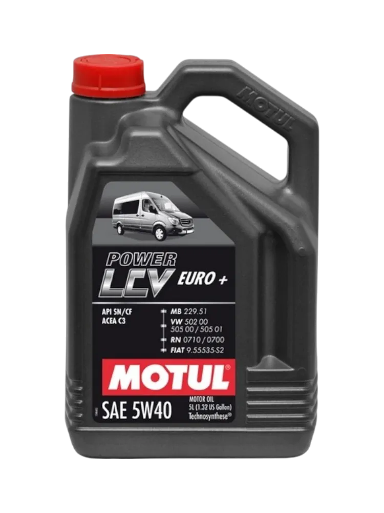 Моторное масло Синтетическое Motul Power LCV Euro+ 5W-40 5 л