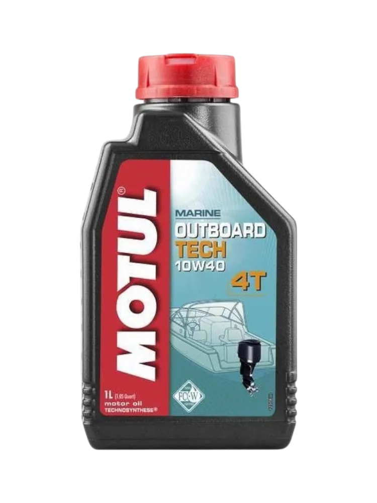 Моторное масло Синтетическое Motul 4T Outboard Tech 10W-40 1 л