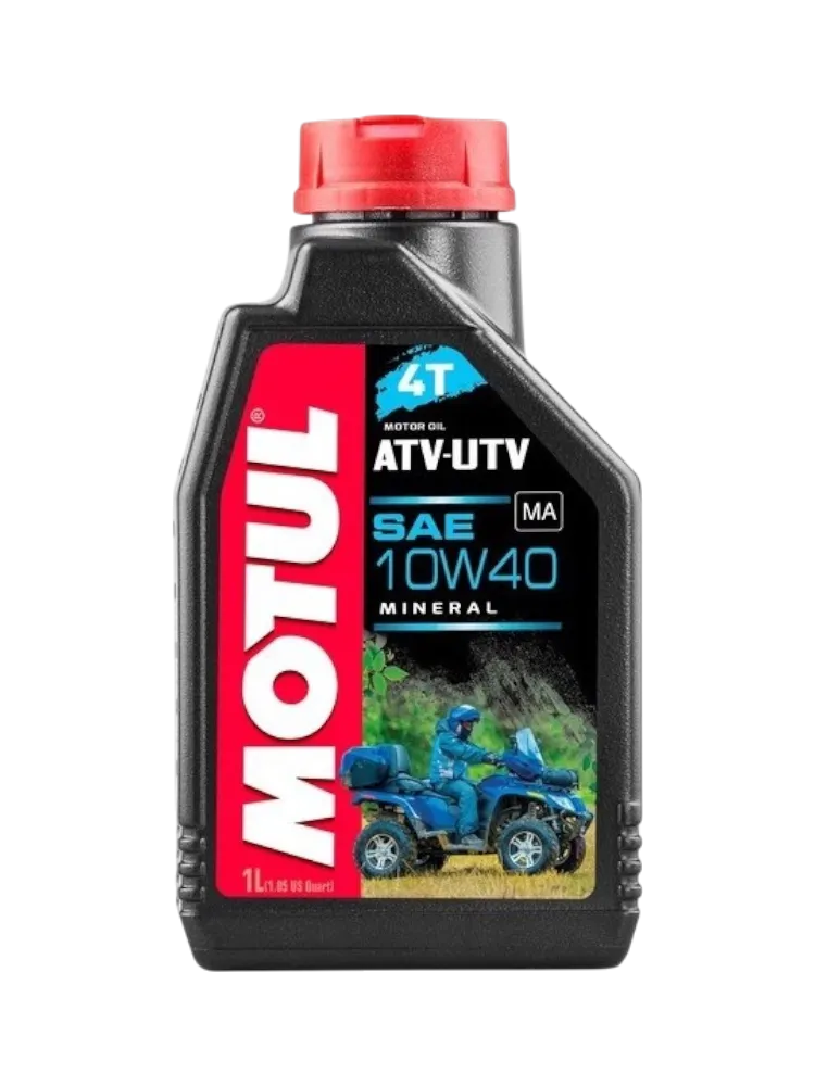 Моторное масло Минеральное Motul 4T ATV/UTV 10W-40 1 л
