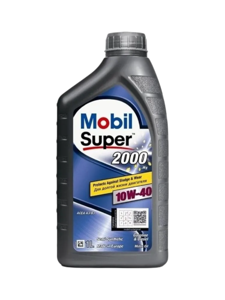 Моторное масло Полусинтетическое MOBIL Super 2000 X1 10W-40 1 л
