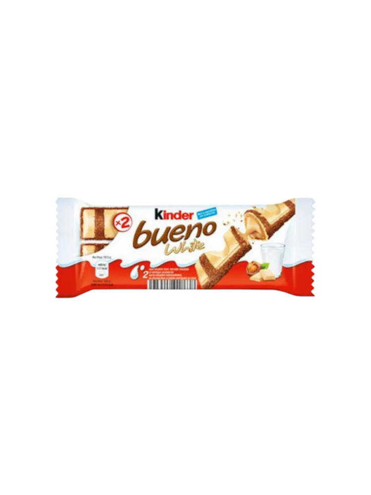ВАФЛЯ KINDER BUENO 39Г В БЕЛОМ ШОКОЛАДЕ