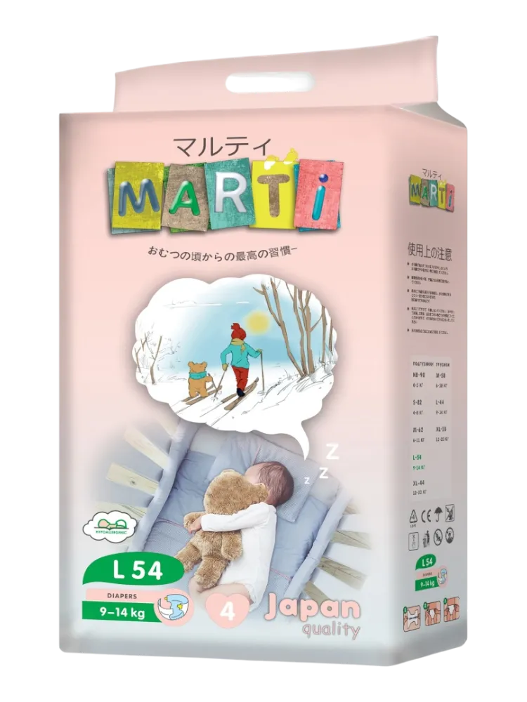 Подгузники MARTI L, 54 шт