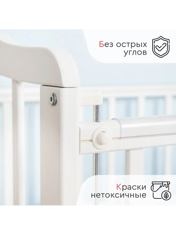 TOMIX манеж-кровать, полозья для качания Palmа для детей от 0 до 24 мес. - фото 3