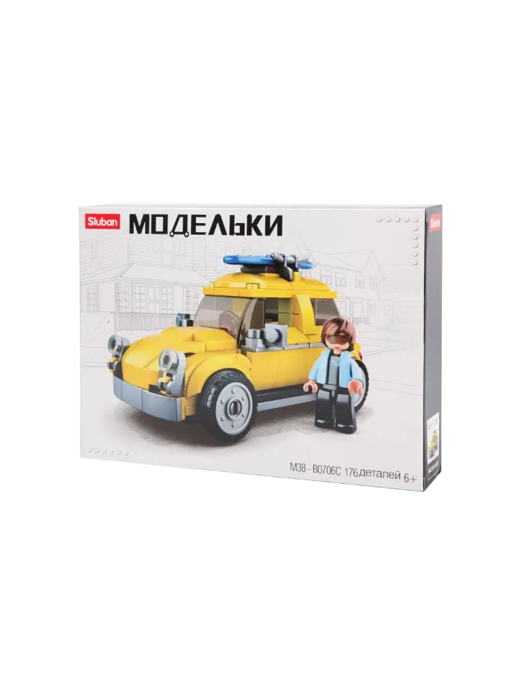 Конструктор SLUBAN Модельки, деталей 176 шт