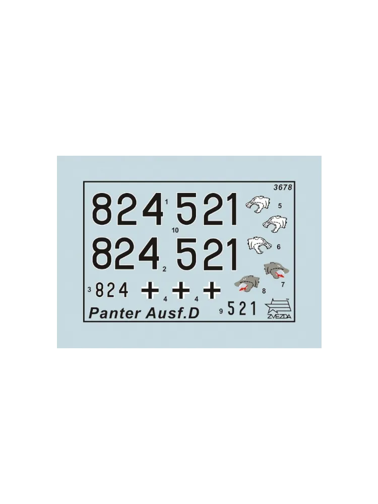Модель Осадные орудия и артиллерия Звезда Пантера 3678ПН - фото 7