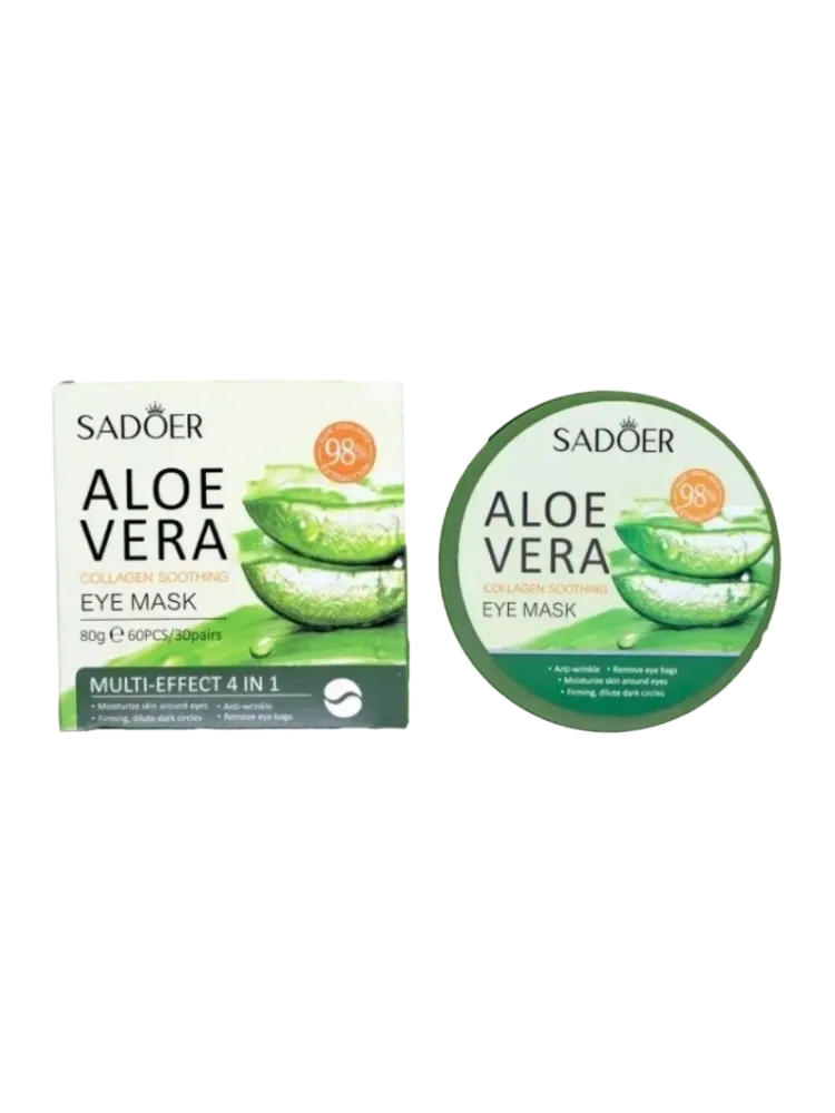 Патчи SADOER гидрогелевые Aloe Vera Collagen Soothing от темных кругов 60 шт - фото 2