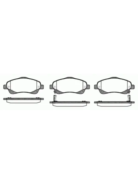 Колодки Remsa передние 1046 02-AF 4 шт