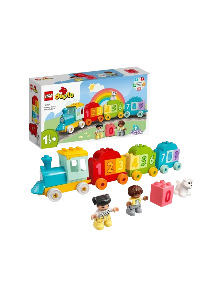 Конструктор LEGO Поезд с цифрами-учимся считать, деталей 23 шт