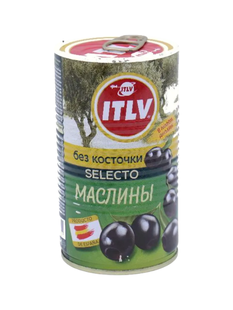 МАСЛИНЫ ITLV 370МЛ Б/К