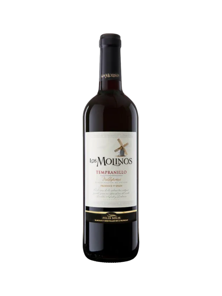 ВИНО LOS MOLINOS 0.75Л TEMPRANILLO КРАСНОЕ СУХ  - фото 1