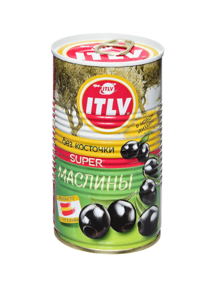 МАСЛИНЫ ITLV СУПЕР 370МЛ Б/К