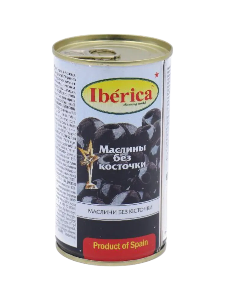 ОЛИВКИ IBERICA 370МЛ ЧЕР Б/КОСТ