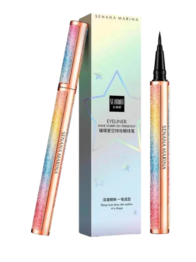 SENANA Eyeliner подводка-фломастер черный Black