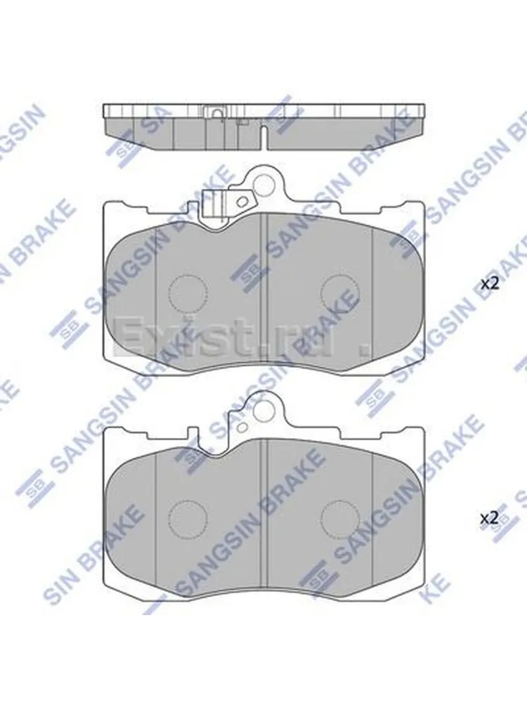 Колодки HI-Q SP1773