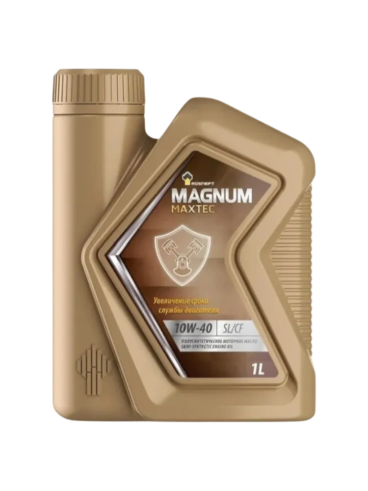 Моторное масло Полусинтетическое Роснефть Magnum Maxtec 10W-40 1 л