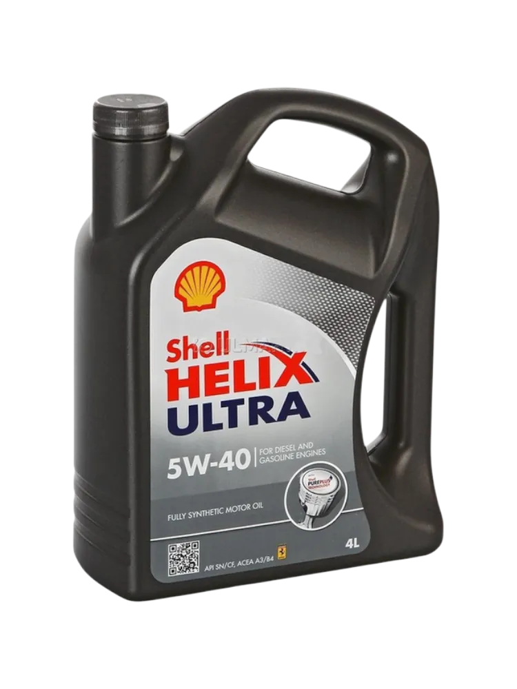 Моторное масло Синтетическое SHELL Ultra 5W-40 4 л