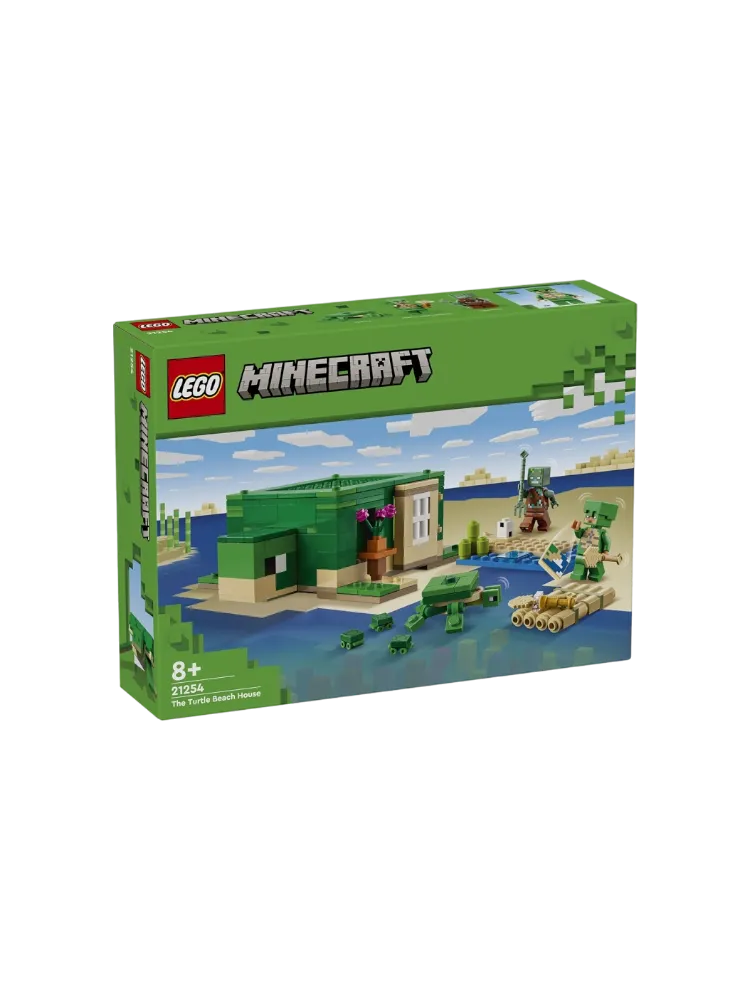 Конструктор LEGO Пляжный домик «Черепаха» Minecraft, деталей 234 шт - фото 3