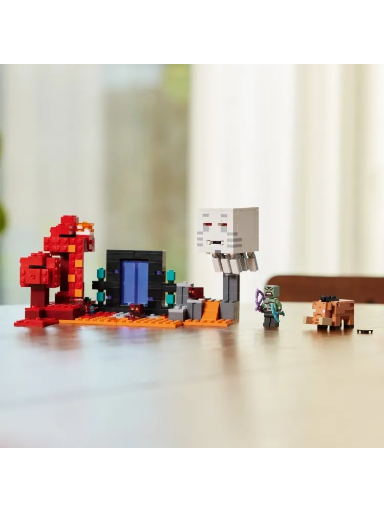 Конструктор LEGO Засада у Нижнего портала Minecraft, деталей 352 шт - фото 2