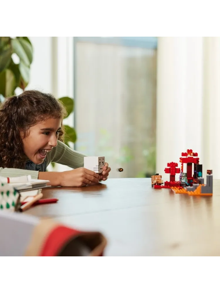 Конструктор LEGO Засада у Нижнего портала Minecraft, деталей 352 шт - фото 5