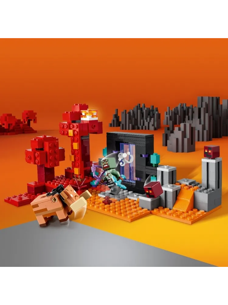 Конструктор LEGO Засада у Нижнего портала Minecraft, деталей 352 шт - фото 7