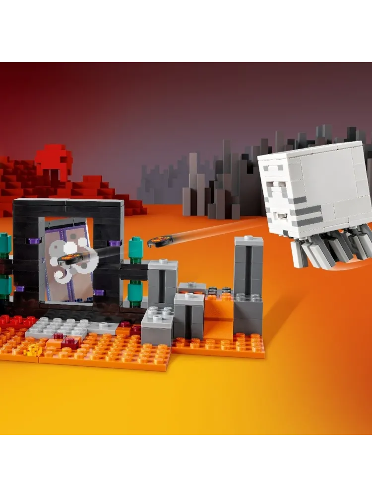 Конструктор LEGO Засада у Нижнего портала Minecraft, деталей 352 шт - фото 8
