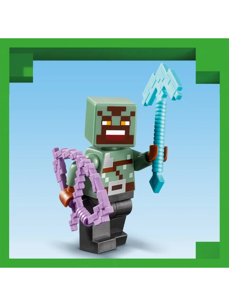 Конструктор LEGO Засада у Нижнего портала Minecraft, деталей 352 шт - фото 9