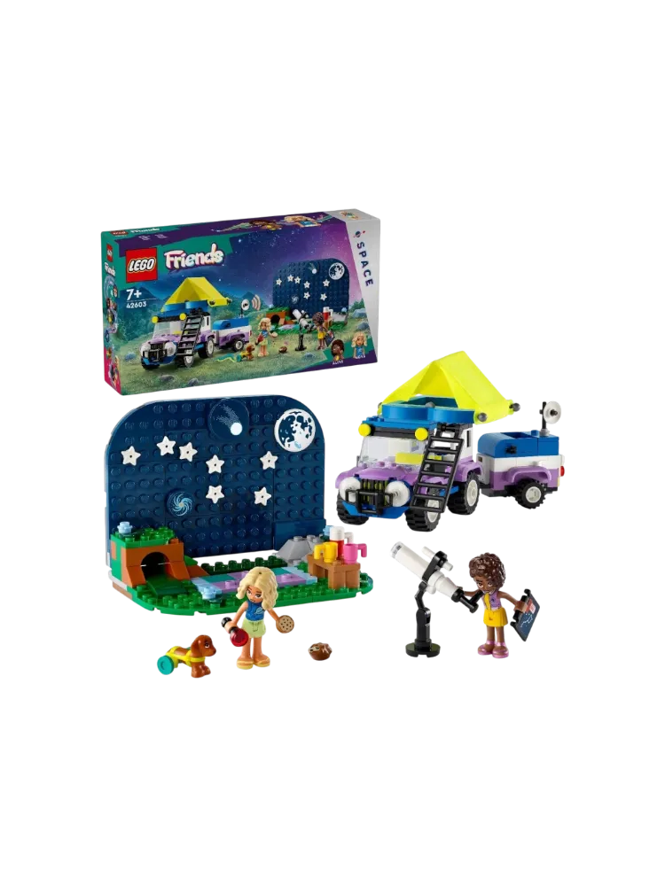 Конструктор LEGO Кемпинговый автомобиль для наблюдения за звездами Friends, деталей 364 шт