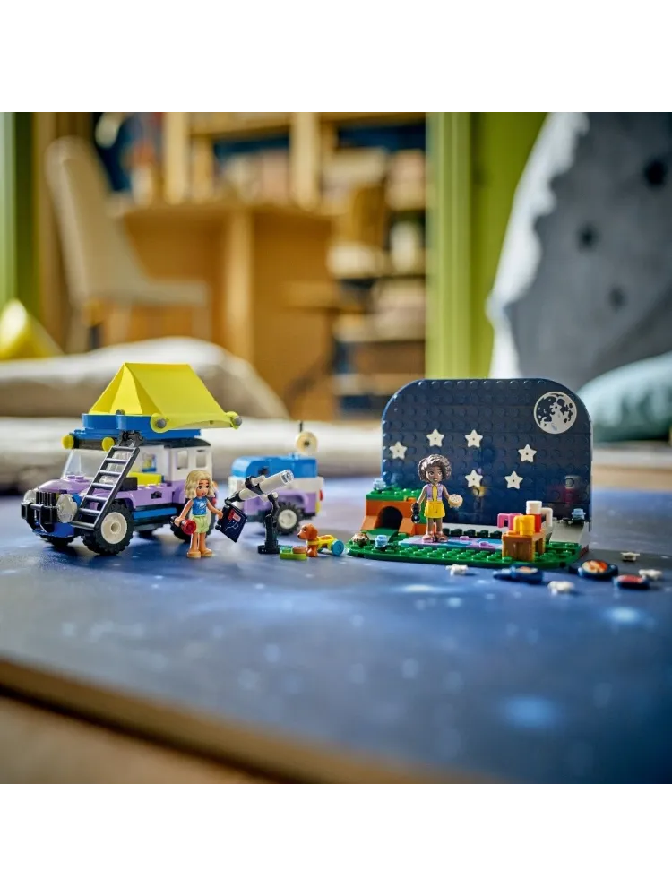 Конструктор LEGO Кемпинговый автомобиль для наблюдения за звездами Friends, деталей 364 шт - фото 2