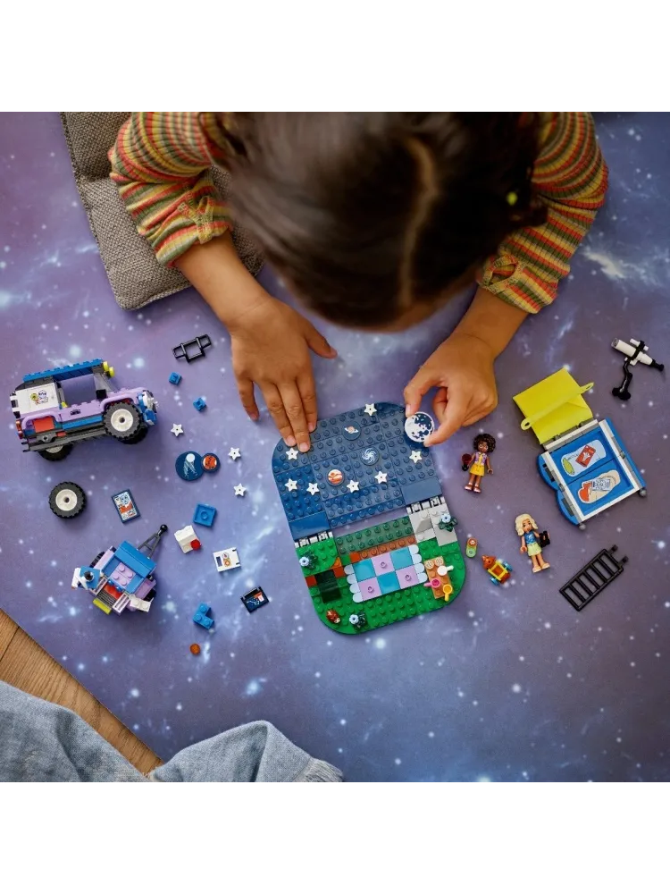 Конструктор LEGO Кемпинговый автомобиль для наблюдения за звездами Friends, деталей 364 шт - фото 6