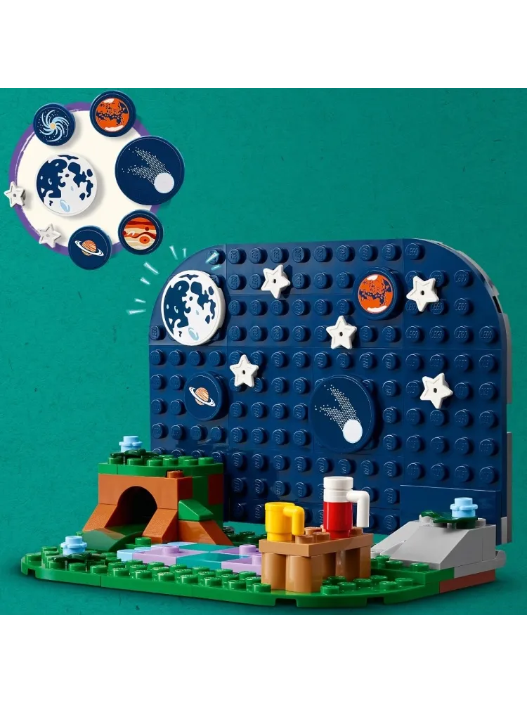 Конструктор LEGO Кемпинговый автомобиль для наблюдения за звездами Friends, деталей 364 шт - фото 8