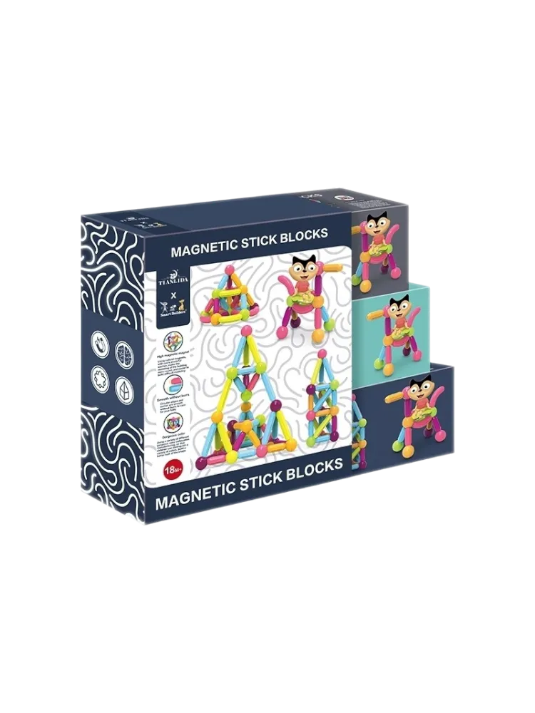 Конструктор Tianle Toys magnetic stick, деталей 46 шт
