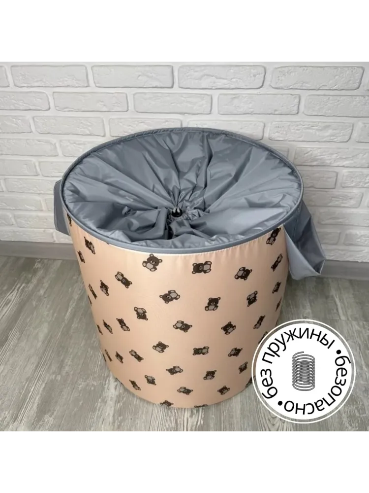Корзина для игрушек 44x44x45 см, текстиль, оксфорд - фото 3