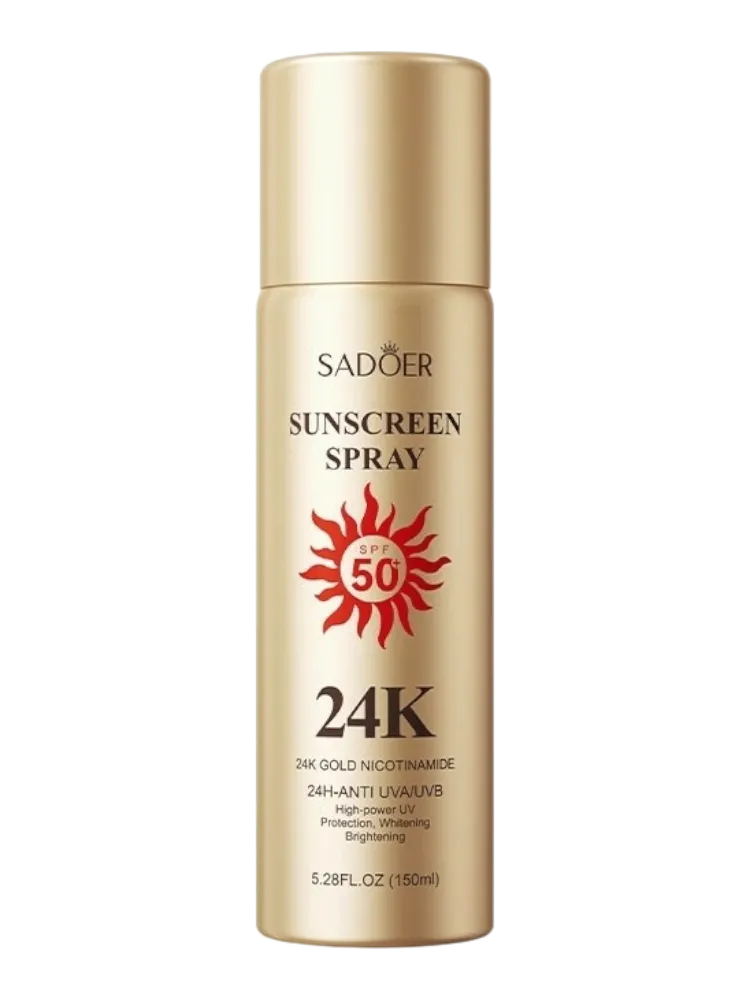SADOER 24K Gold Nicotinamide спрей солнцезащитный для тела 150 мл - фото 5