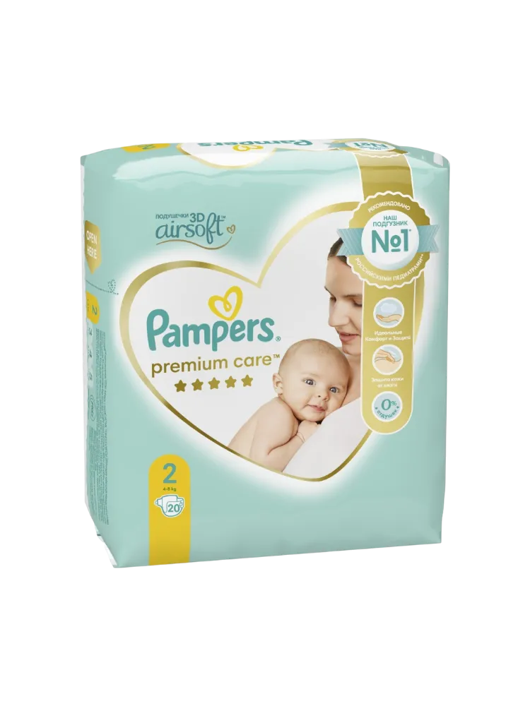Подгузники Pampers Premium Care 2, 20 шт - фото 8