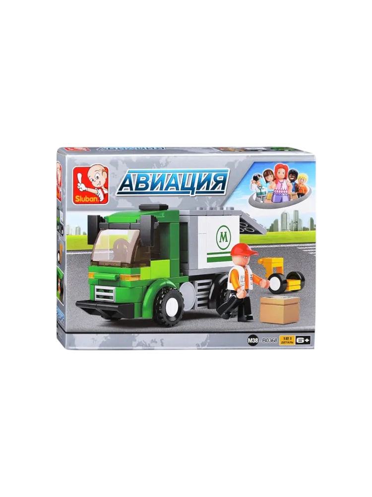 Конструктор SLUBAN Грузовик, деталей 121 шт