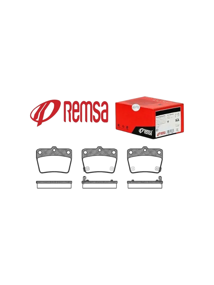 Колодки Remsa задние 0839.02 4 шт