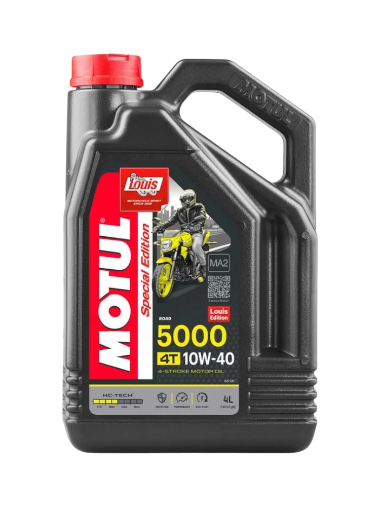 Моторное масло Полусинтетическое Motul 4T 5000 10W-40 4 л
