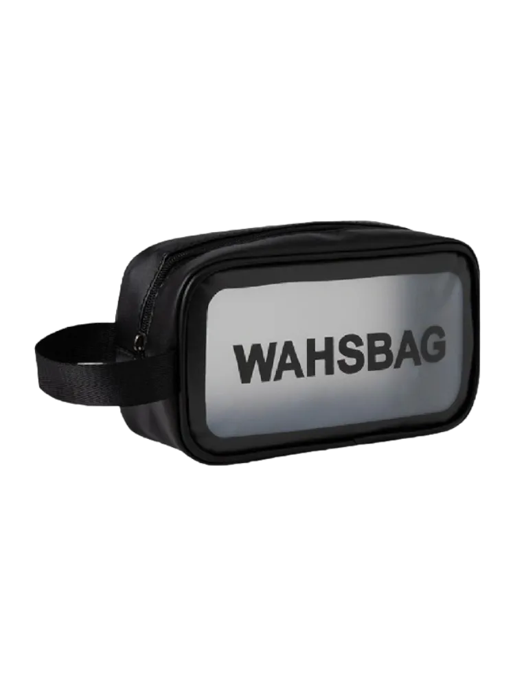 Washbag черная косметичка полиэстер 12X22 см