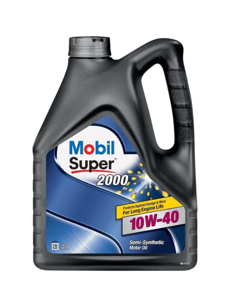 Моторное масло Полусинтетическое MOBIL Super 2000 X1 10W-40 4 л