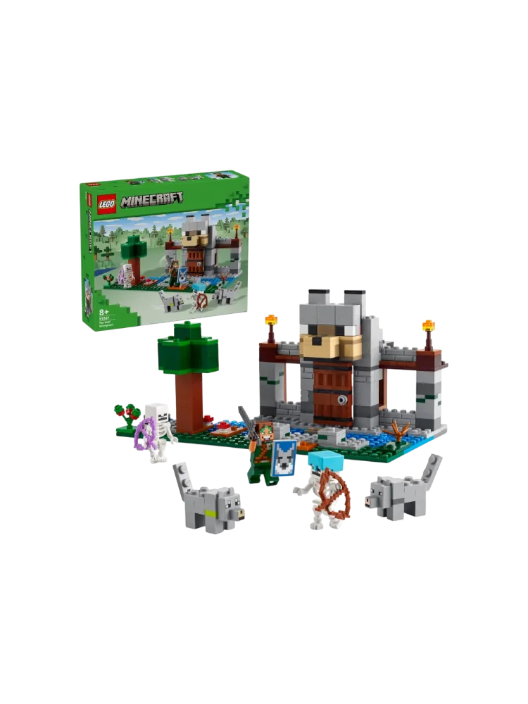 Конструктор LEGO Волчья крепость Minecraft, деталей 312 шт