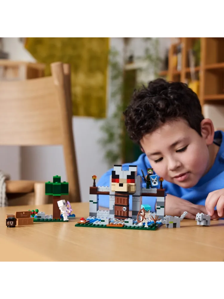 Конструктор LEGO Волчья крепость Minecraft, деталей 312 шт - фото 5