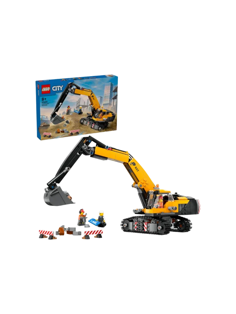 Конструктор LEGO  строительный экскаватор City, деталей 633 шт