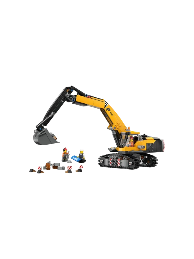Конструктор LEGO  строительный экскаватор City, деталей 633 шт - фото 2