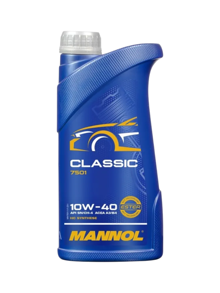 Моторное масло Полусинтетическое Mannol Classic 10W-40 10W-40 1 л