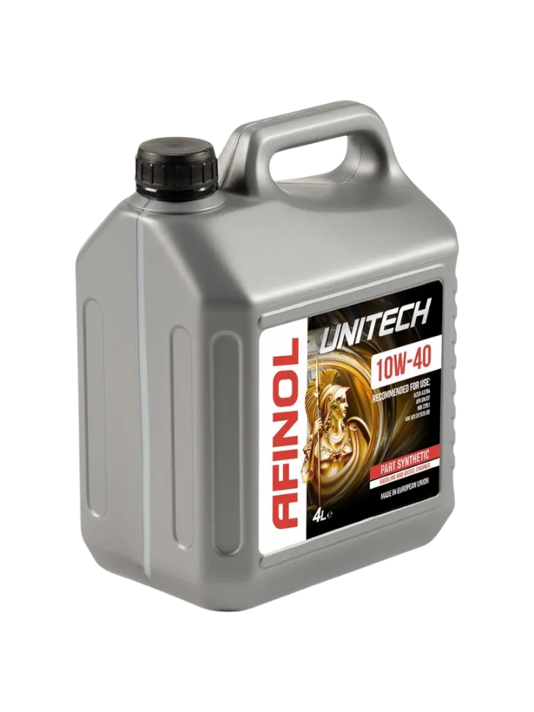 Моторное масло Полусинтетическое AFINOL Unitech 10W-40 4 л