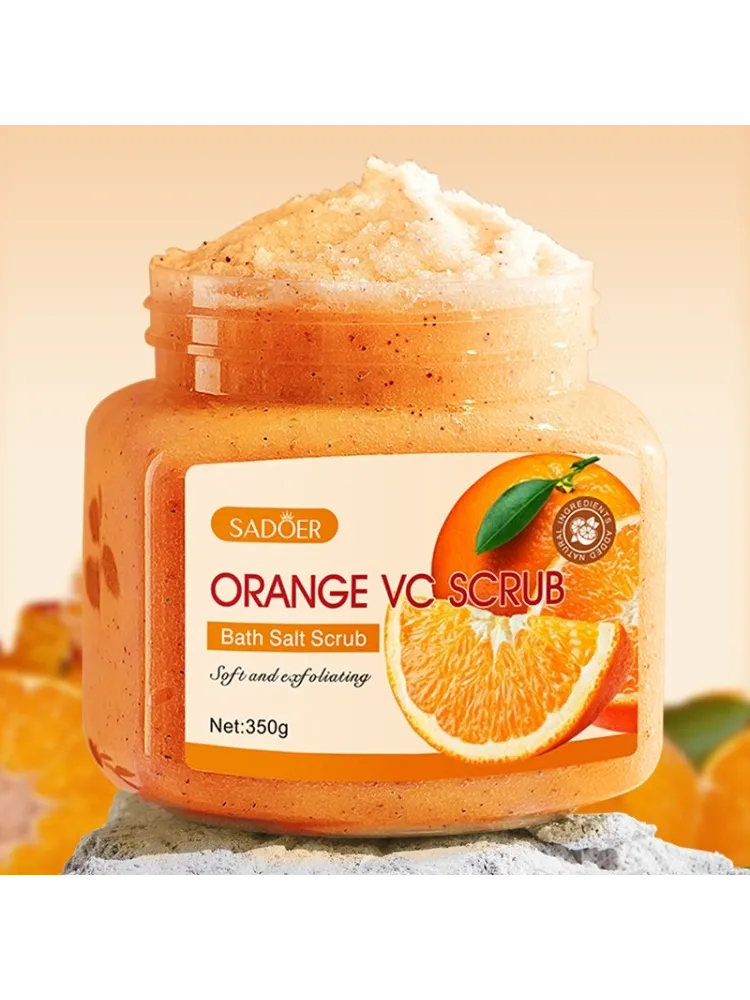 SADOER скраб Orange VC для рук, для ног, для тела 350 г - фото 4