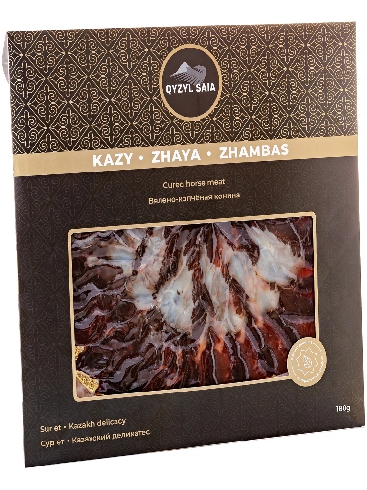 Qyzyl Saia ассорти из сырокопченой конины 180 г